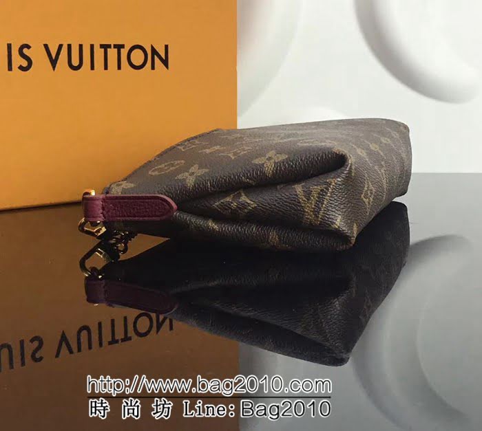 路易威登LV頂級原單 M41638紫紅 PALLAS CLUTH 多功能包袋 YDH1514